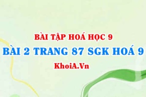 Bài 2 trang 87 SGK Hoá 9: Tính chất Vật lí, tính chất hoá học của Cacbon oxit (CO), Cacbon đioxit và ứng dụng